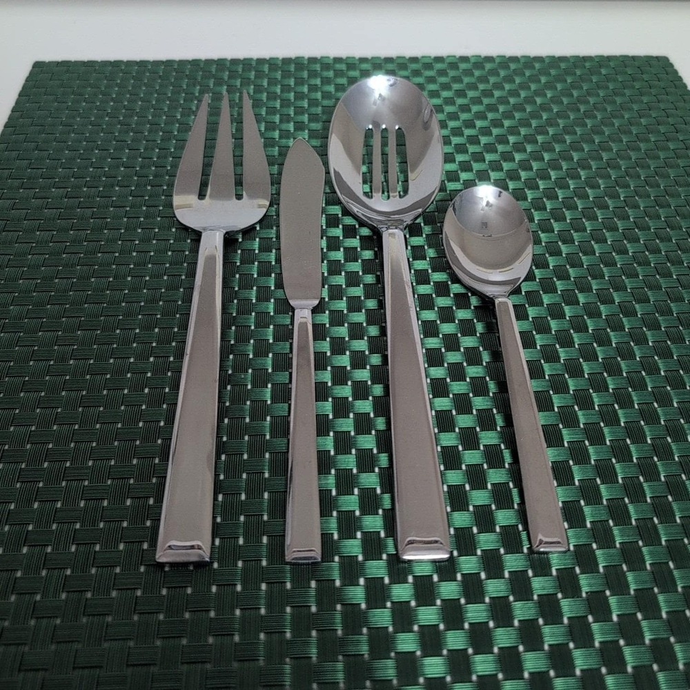 Reed & Barton ADDISON Serving Set 4 Piece Hostess Spoons Butter Knife Meat Fork